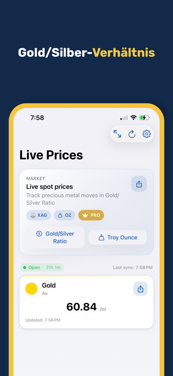 Gold & Silver Prices Live - Historical price data and trends