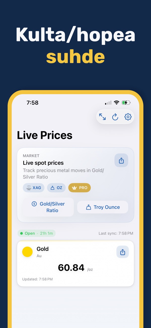 Gold & Silver Prices Live - Historical price data and trends
