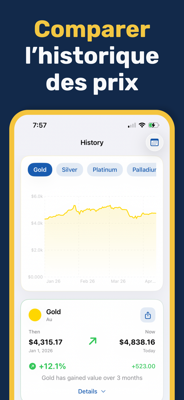 Gold & Silver Prices Live - Focus mode for distraction-free price monitoring