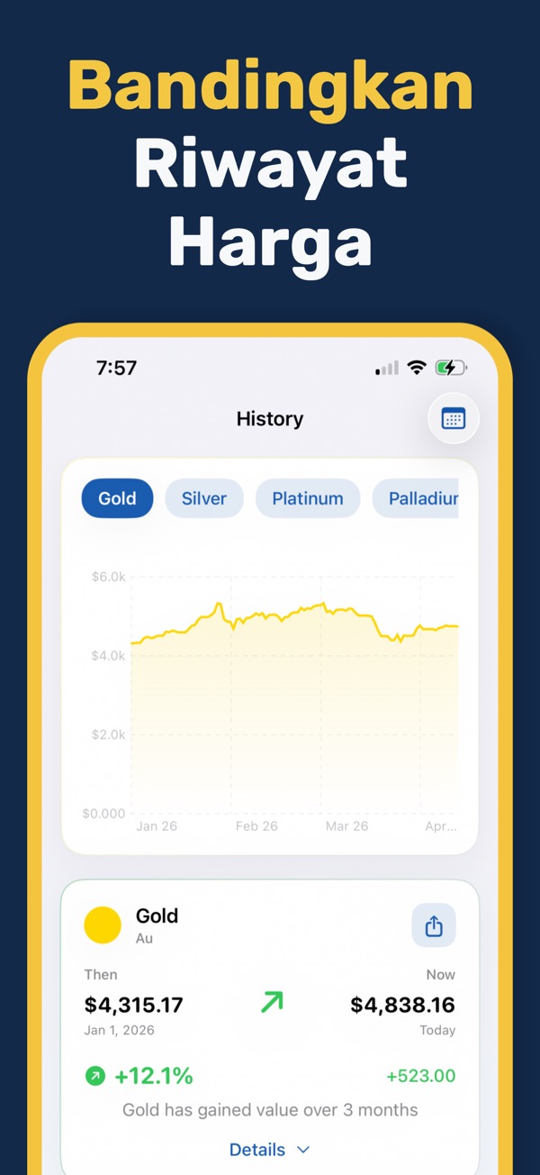 Gold & Silver Prices Live - Focus mode for distraction-free price monitoring