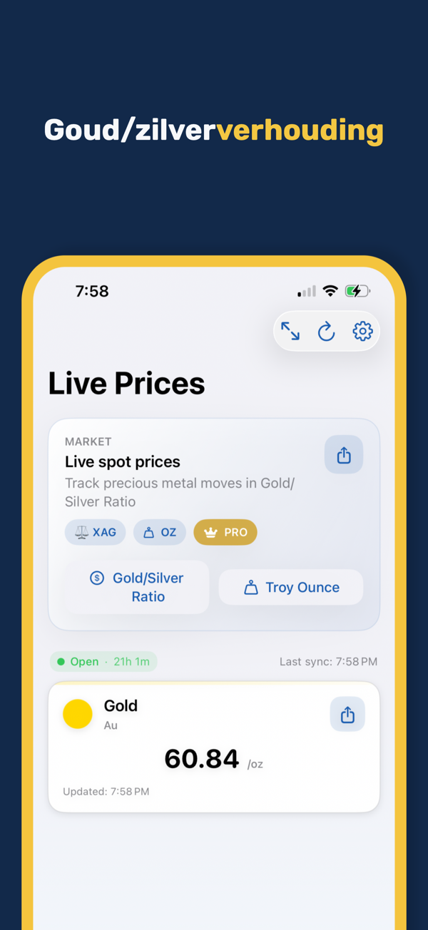 Gold & Silver Prices Live - Historical price data and trends