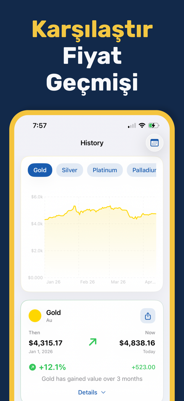 Gold & Silver Prices Live - Focus mode for distraction-free price monitoring